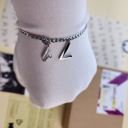 BTS V LayoVer Bracelet | Silver Tone 7-8 inches | Must-have Jewelry for every ARMY or Taehyung Stans