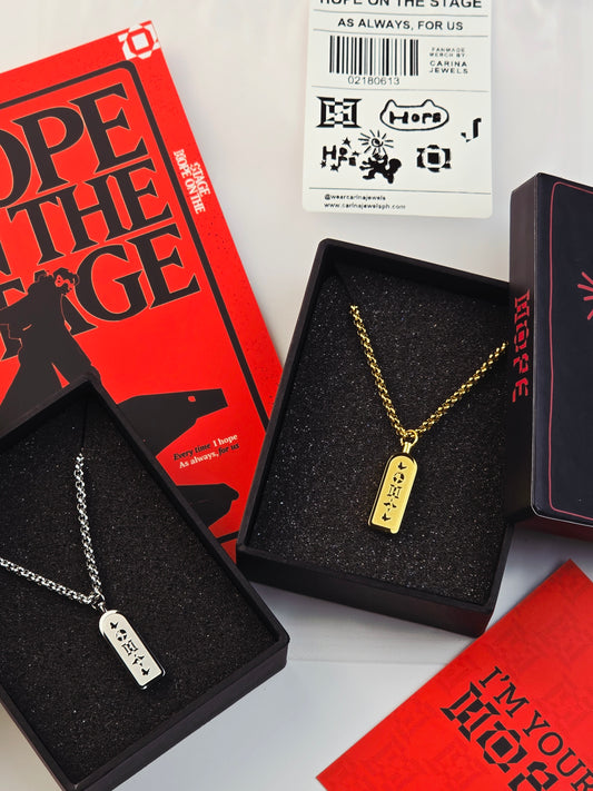 BTS J-Hope HOTS Era Necklace | Meaningful Dual-Sided Pendant for ARMY