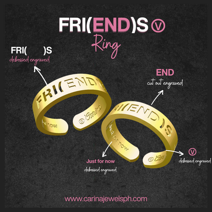 BTS V FRI(END)S Inspired Adjustable Ring  | Must-have Jewelry for every ARMY or Taehyung Stans