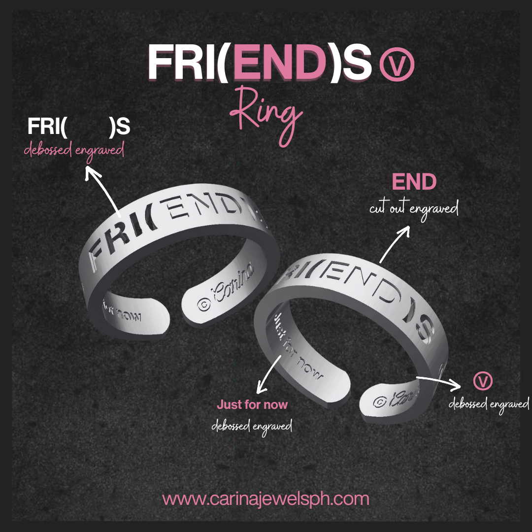 BTS V FRI(END)S Inspired Adjustable Ring  | Must-have Jewelry for every ARMY or Taehyung Stans