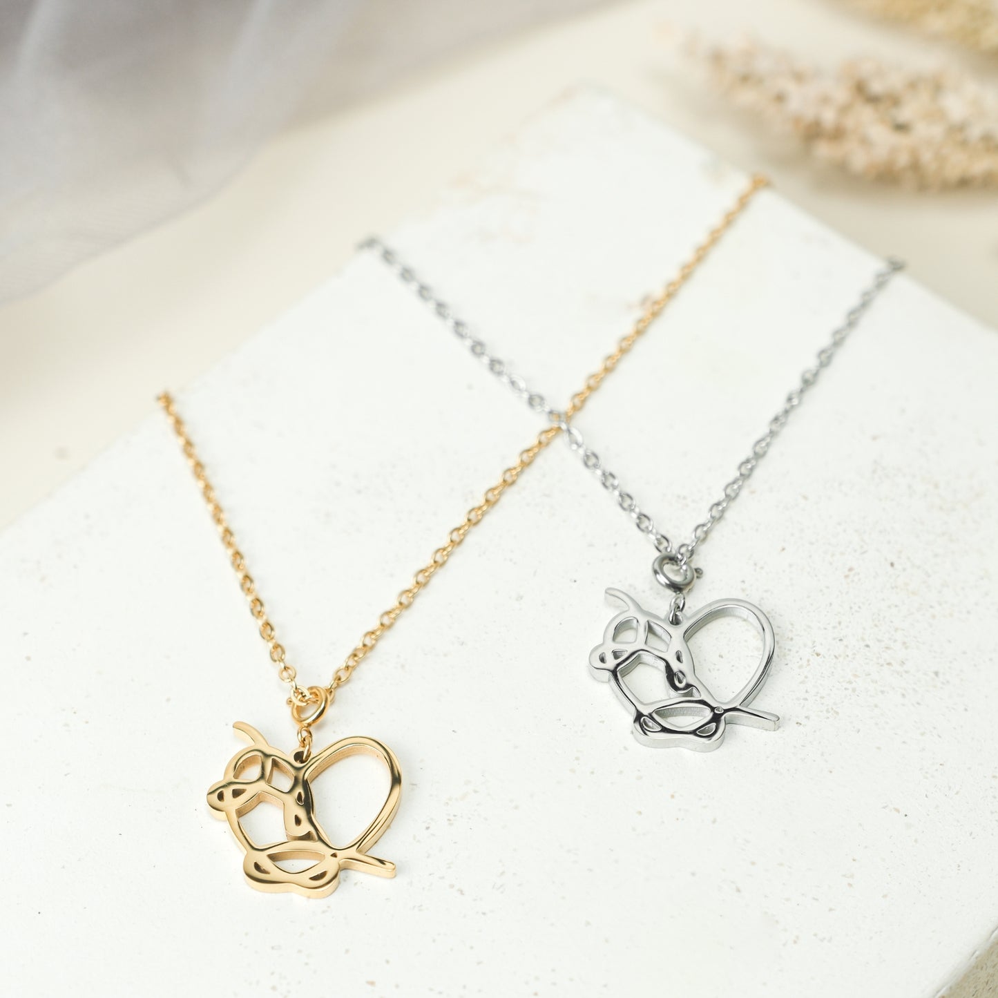 Bangtan LY Heart 18k Gold Plated Necklace | Must-have Jewelry for every BTS Army