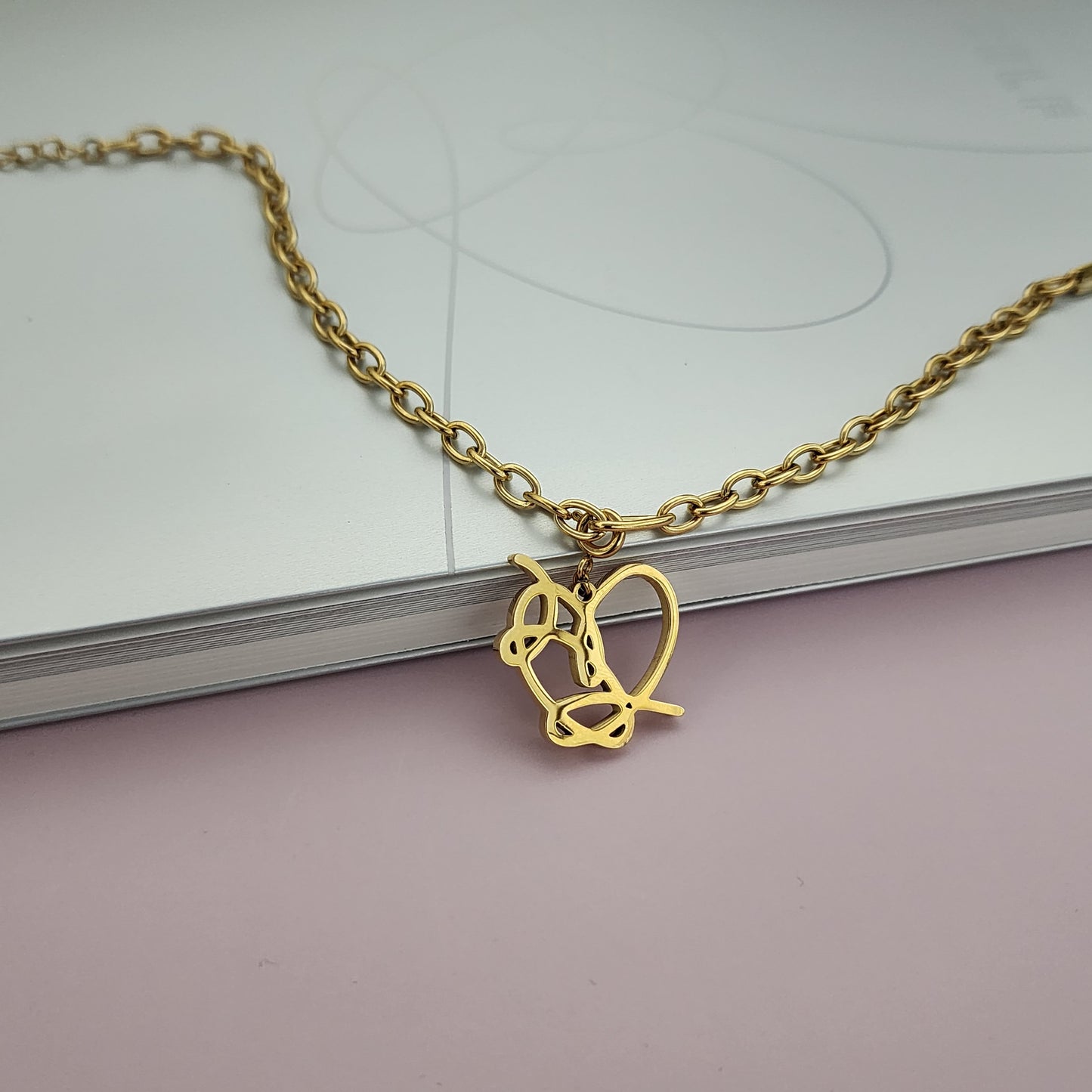 Bangtan LY Heart 18k Gold Plated Bracelet | Must-have Jewelry for every BTS Army