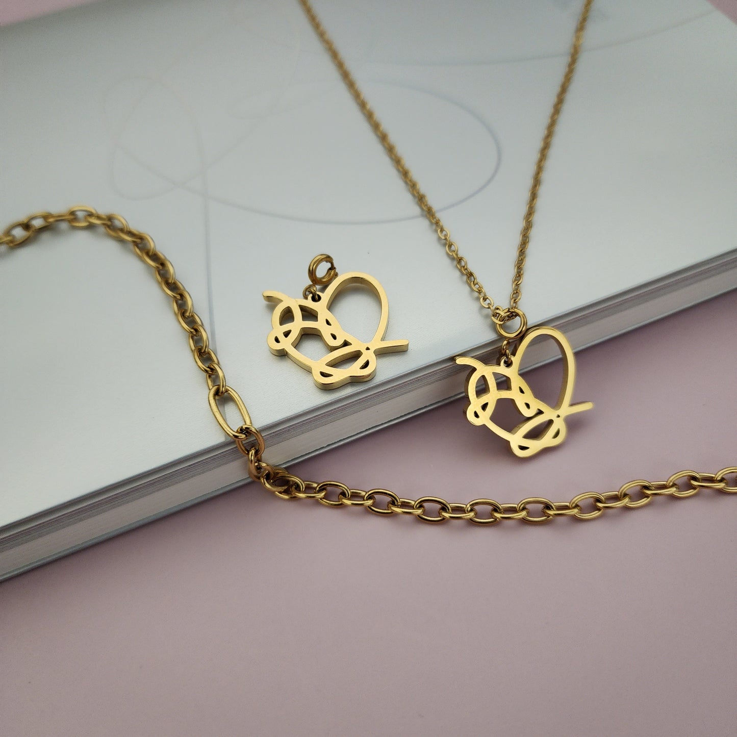 Bangtan LY Heart 18k Gold Plated Bracelet | Must-have Jewelry for every BTS Army