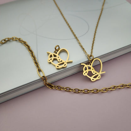 Bangtan LY Heart 18k Gold Plated Bracelet | Must-have Jewelry for every BTS Army