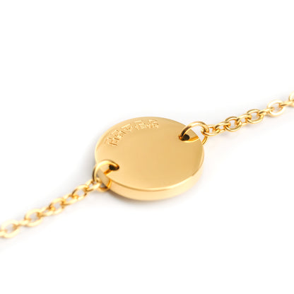 Bangtan Dainty Disc Bracelet Gold Tone | 18k Gold Plated | Must-have Jewelry for every BTS Army