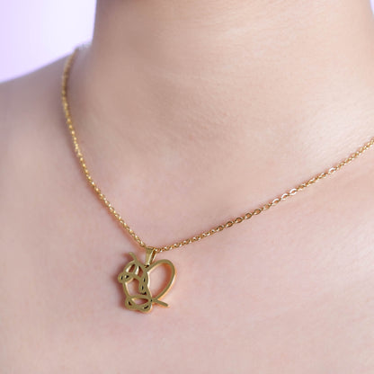 Bangtan LY Heart 18k Gold Plated Necklace | Must-have Jewelry for every BTS Army