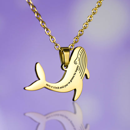 BTS 00:00 Whalien 18k Gold Plated Necklace | Must-have Jewelry for every BTS Army