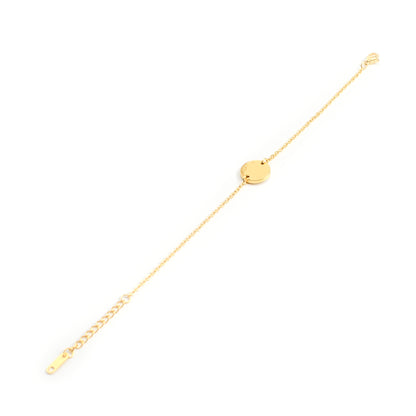 Bangtan Dainty Disc Bracelet Gold Tone | 18k Gold Plated | Must-have Jewelry for every BTS Army