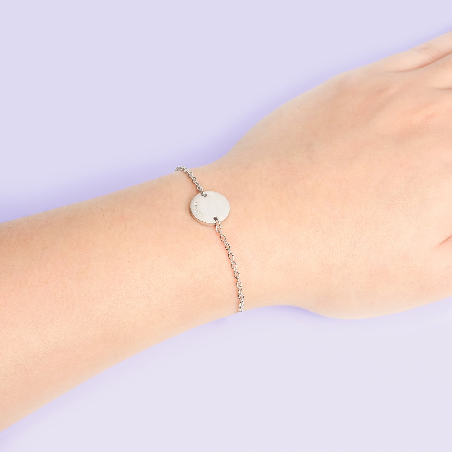 Bangtan Dainty Disc Bracelet Silver Tone | 18k Gold Plated | Must-have Jewelry for every BTS Army