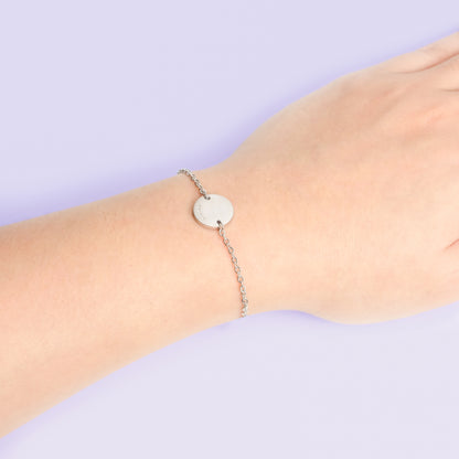 Bangtan Dainty Disc Bracelet Silver Tone | 18k Gold Plated | Must-have Jewelry for every BTS Army